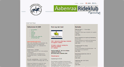 Desktop Screenshot of aabenraarideklub.dk
