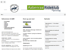 Tablet Screenshot of aabenraarideklub.dk